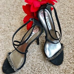 Cross Strap Black heels
